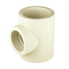 Тройник полипропиленовый Valfex переходный 63 х 50 х 63 мм серый (10635063Г) - фото 2