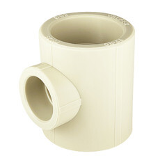 Тройник полипропиленовый Valfex переходный 63 х 40 х 63 мм серый (10634063Г) - фото 2