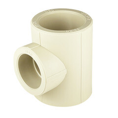 Тройник полипропиленовый Valfex переходный 50 х 40 х 50 мм серый (10504050Г) - фото 2