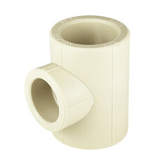 Тройник полипропиленовый Valfex переходный 40 х 32 х 40 мм серый (10403240Г) - фото 2