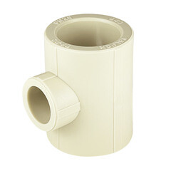 Тройник полипропиленовый Valfex переходный 40 х 25 х 40 мм серый (10402540Г) - фото 2