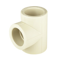 Тройник полипропиленовый Valfex 40 х 40 х 40 мм серый (10111040Г) - фото 2