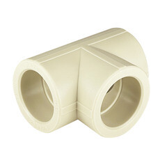 Изображение товара Тройник полипропиленовый Valfex 40 х 40 х 40 мм серый (10111040Г)