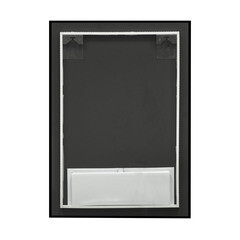 Зеркало с подсветкой прямоугольное 50х70 см в раме черной бесконтактный сенсор Continent Martina Led (ЗЛП4762) - фото 4