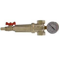 Фильтр промывной Terma с манометром 1 ВР(г) х 1 ВР(г) (33217) - фото 3