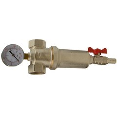 Фильтр промывной Terma с манометром 1 ВР(г) х 1 ВР(г) (33217) - фото 4