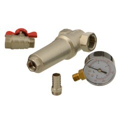 Фильтр промывной Terma с манометром 1 ВР(г) х 1 ВР(г) (33217) - фото 2