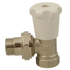 Клапан регулирующий угловой Terma 3/4 НР(ш) х 3/4 ВР(г) для радиатора KVs 1,61 (26229) - фото 5