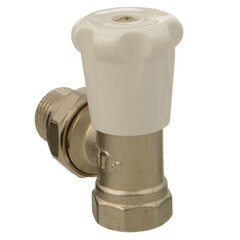 Клапан регулирующий угловой Terma 3/4 НР(ш) х 3/4 ВР(г) для радиатора KVs 1,61 (26229) - фото 3