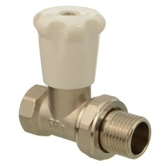 Клапан регулирующий Terma 3/4 НР(ш) х 3/4 ВР(г) для радиатора KVs 1,7 (26232) - фото 1