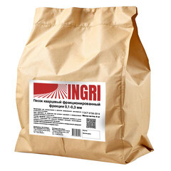 Изображение товара Наполнитель кварцевый для полимерных полов Levl фракция 0,1-0,3 мм 5 кг