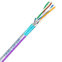 Изображение товара Интернет-кабель (витая пара) F/FTP CAT6a LAN 645 4х2х0,57 мм экранированный Cavel белый