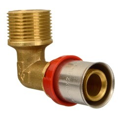 Угол Terma (47354) 20(пресс) х 3/4 НР(ш) - фото 1