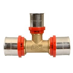 Тройник Terma (47554) 26(пресс) х 20(пресс) х 26(пресс) - фото 3