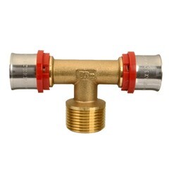 Тройник Terma (47652) 26(пресс) х 1 НР(ш) х 26(пресс) - фото 3