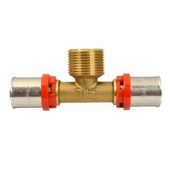 Тройник Terma (47628) 20(пресс) х 3/4 НР(ш) х 20(пресс) - фото 3