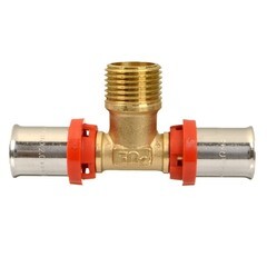 Тройник Terma (47611) 16(пресс) х 1/2 НР(ш) х 16(пресс) - фото 3