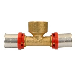 Тройник Terma (47630) 20(пресс) х 3/4 ВР(г) х 20(пресс) - фото 3