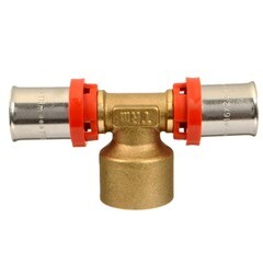 Тройник Terma (47602) 16(пресс) х 1/2 ВР(г) х 16(пресс) - фото 3