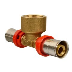 Изображение товара Тройник Terma (47602) 16(пресс) х 1/2 ВР(г) х 16(пресс)