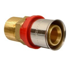 Изображение товара Соединитель прямой Terma (47064) 20(пресс) х 1/2 НР(ш)