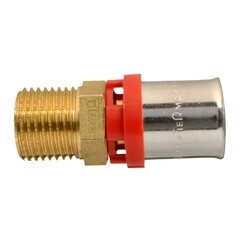 Соединитель прямой Terma (47064) 20(пресс) х 1/2 НР(ш) - фото 3