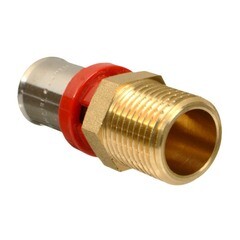 Соединитель прямой Terma (47054) 16(пресс) х 1/2 НР(ш) - фото 2