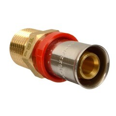 Изображение товара Соединитель прямой Terma (47054) 16(пресс) х 1/2 НР(ш)