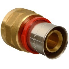 Соединитель прямой Terma (47096) 26(пресс) х 1 ВР(г) - фото 1