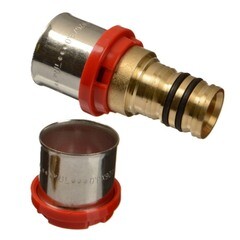 Соединитель прямой Terma (47007) 26(пресс) х 26(пресс) - фото 2