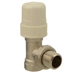 Клапан термостатический угловой Terma 1/2 НР(ш) х 1/2 ВР(г) для радиатора (29036) - фото 4