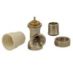 Клапан термостатический угловой Terma 3/4 НР(ш) х 3/4 ВР(г) для радиатора (29038) - фото 2