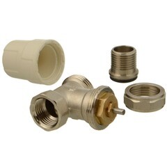 Клапан термостатический Terma 1/2 НР(ш) х 1/2 ВР(г) для радиатора (29035) - фото 2