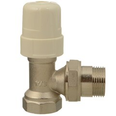 Изображение товара Клапан термостатический угловой Terma 3/4 НР(ш) х 3/4 ВР(г) для радиатора (29038)