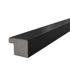 Изображение товара Профиль стартовый для реечных панелей ПВХ FineBer 16х22х2900 мм черный