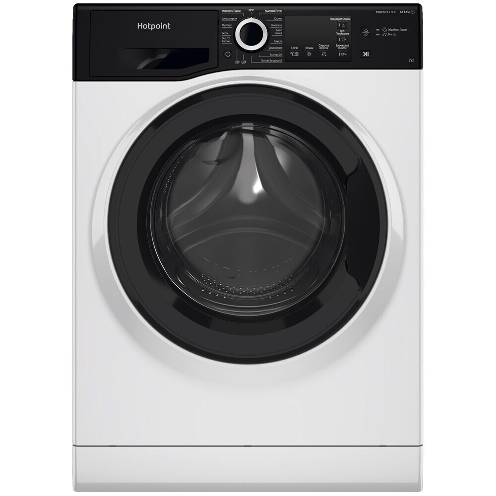

Стиральная машина Hotpoint NSB 7239 ZK VE RU белая, Белый;черный