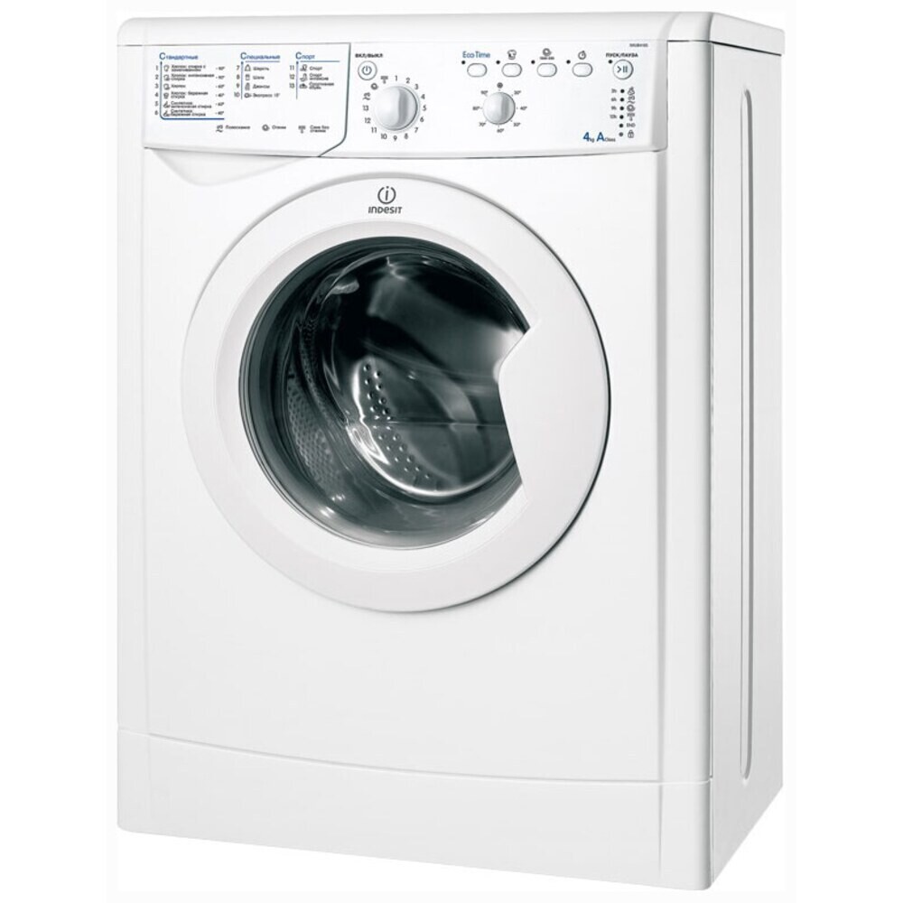 

Стиральная машина Indesit IWUB 4105 белая, Белый