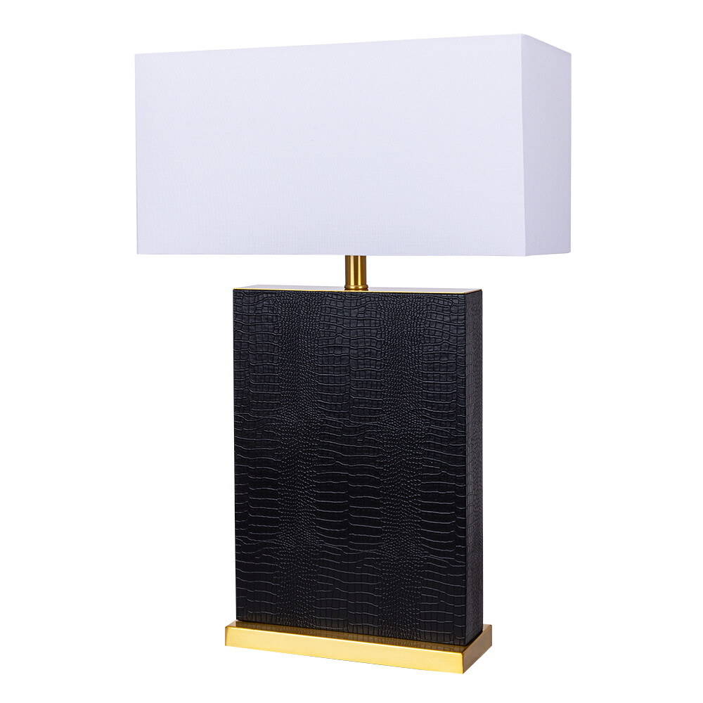 Изображение товара Настольная лампа Arte Lamp Zulu E27 60 Вт черный текстиль металл