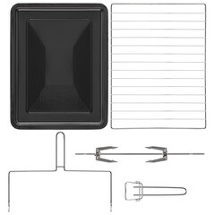 Мини-печь Krona Ofen 45 BL черная - фото 8