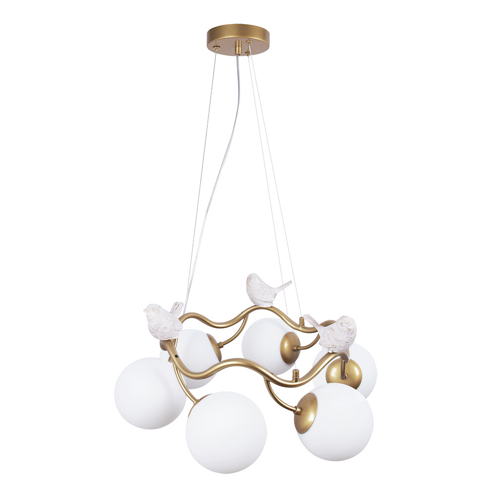 

Люстра подвесная Arte Lamp Camomilla E14 240 Вт 10 кв.м (A9712LM-6SG)