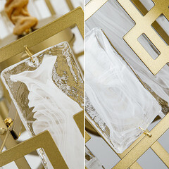 Люстра подвесная Arte Lamp Blake E14 240 Вт 8 кв.м (A4087SP-6SG) - фото 4