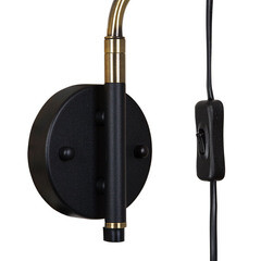 Бра Arte Lamp Zetta E27 60 Вт 220 В черное IP20 (A7055AP-1BK) - фото 4