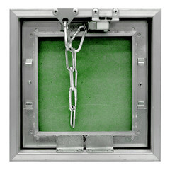 Люк ревизионный под плитку Практика Контур алюминиевый 200х200 мм скрытый нажимной - фото 3