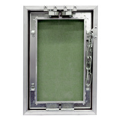 Люк ревизионный под плитку Практика Контур алюминиевый 200х300 мм скрытый нажимной - фото 2