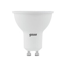 Лампа светодиодная Gauss GU10 4100К 9 Вт 830 Лм 150-265 В рефлектор MR16 матовая