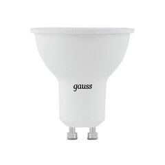 Лампа светодиодная Gauss GU10 4100К 9 Вт 830 Лм 150-265 В рефлектор MR16 матовая - фото 1