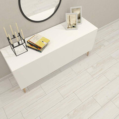 Керамогранит Grasaro Parquet белый 600х200х8 мм (10 шт.=1,2 кв.м) - фото 2