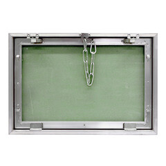 Люк ревизионный под плитку Практика Контур алюминиевый 600х300 мм скрытый нажимной - фото 3