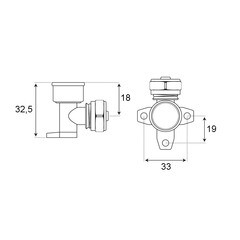 Водорозетка 16 обж(ц) х 1/2 ВР(г) - фото 2