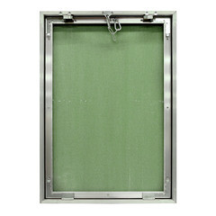 Люк ревизионный под плитку Практика Контур алюминиевый 400х600 мм скрытый нажимной - фото 2